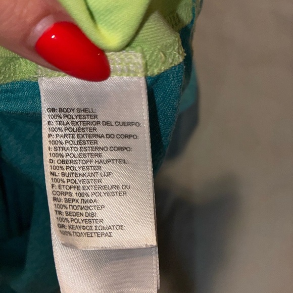 The North Face 14/16 Lightweight Hooded Shirt Girls outdoor color block - Picture 4 of 6